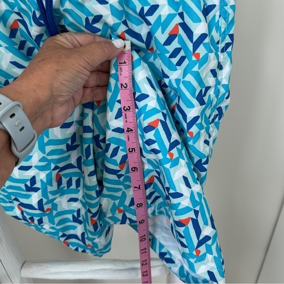 Abercrombie Kids Blue and White Board Shorts Quick-Dry Swim Size Large 14 - Picture 13 of 14